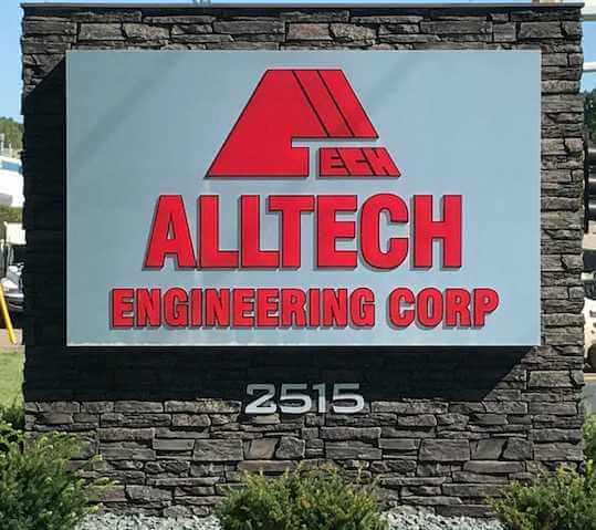 Alltech-engineering-corp-sign